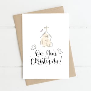 Tarjeta de bautizo/bautismo - en su bautizo/tarjetas irlandesas, tarjetas de bautismo, tarjeta no religiosa, tarjetas de día de bautizo, bautizo irlandés