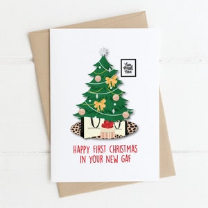 CARTÃO DE NATAL | Feliz primeiro Natal em seu novo gaf - Cartões Irlandeses, Cartões de Natal Irlandeses, Cartões Engraçados, Presentes Irlandeses, Natal Irlandês