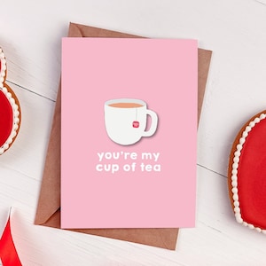 Je bent mijn kopje theekaart | Vriend/vriendin/partnerkaart, Ierse Valentijnskaart, Ierse geschenken, kaart voor haar, kaart voor hem, hou van je kaart