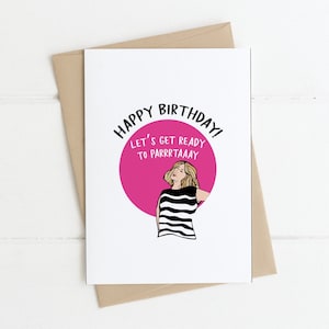 Verjaardagskaart - "Laten we ons klaarmaken voor Parrrtaaay" Maten A5 & A6 | Ierse kaart, Ierse geschenken, grappige verjaardagskaarten, filmquotekaarten