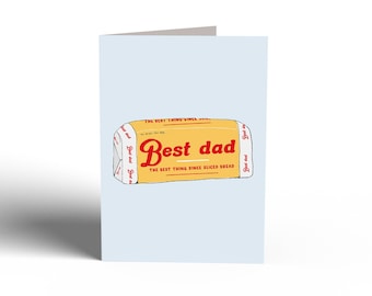 BEST DAD Card - Funny irish Card, Fathers day Card, Cards for Dad, Irish Dad, Dad Birthday card, Irish fathers day, Cards for him, Best Dad