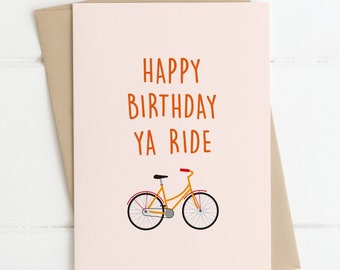 Birthday Card - Happy Birthday Ya Ride | Funny Irish Card, Irish birthday card, Happy Birthday good looking, Cards for him, Cards for her