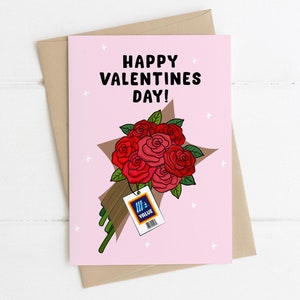 VALENTINSTAG WERT | Irische Karten, Karten für ihn, Karten für sie, lustige Valentinsgrüße, irische Geschenke, Valentinstagskarte, Freundkarte