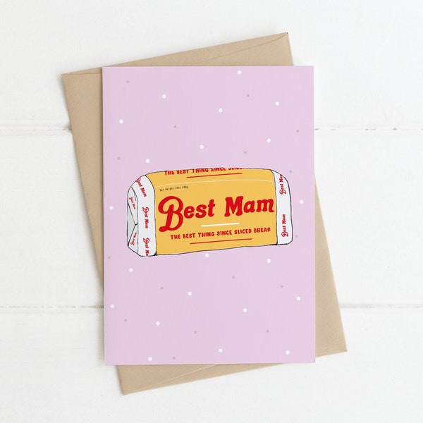 Mothers Day Card - BEST MAM | Funny Cards, Mothers Day Card, Irish Mammy, Mum card, Funny mam card, Mothers day gift ideas, Pun Cards