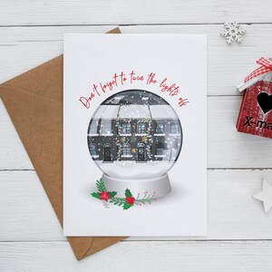 Vergeet niet om de lichten uit te doen - Ierse kerstkaarten, kerstkaarten, grappige kerstkaart, Ierse gezegden, Guinness Card, Ierland