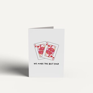 Valentines Card QUEENS PAIR Irish Valentines Day Card, Funny Valentine, Irish Cards, Irish gifts, LGBTQ Couple Valentines card image 2