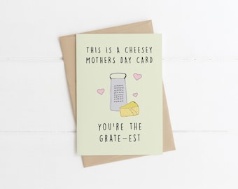 Cheesey Mothers Day Card - Funny Irish Cards, Irish Birthday card, Happy Birthday Mam, Best friend birthday, Irish Mammy