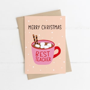 MEILLEUR PROFESSEUR | Cartes de professeur, carte de remerciement pour professeur, cartes irlandaises, cartes de remerciement Montessori pour enfants d'âge préscolaire, idées cadeaux de Noël pour professeur