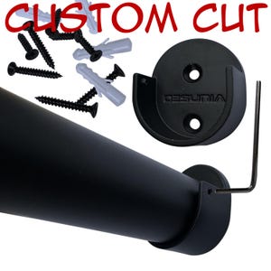 Custom Cut Closet Rod - 1 5/16" Diameter - Black