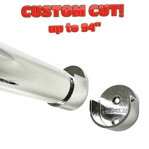 Custom Cut Closet Rod - 1 5/16&quot; Diameter - Chrome