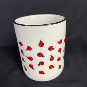 Lady Bug Mug Coffee & Tea Vintage M-Ware China image 3