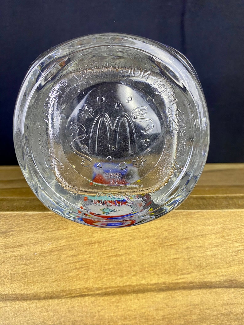 Mickey Mouse Glass Fantasia Walt Disney World McDonald's CELEBRATION-promotie Verzamelobject 2000 Als nieuwe staat afbeelding 6