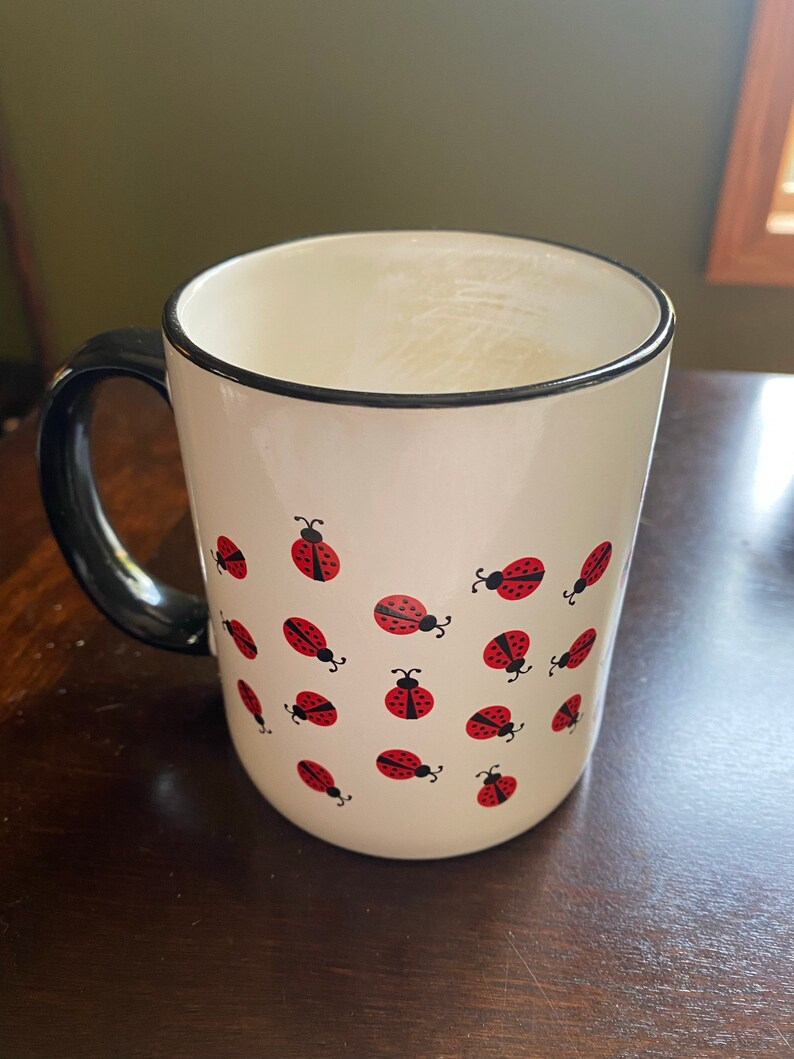 Lady Bug Mug Coffee & Tea Vintage M-Ware China image 1