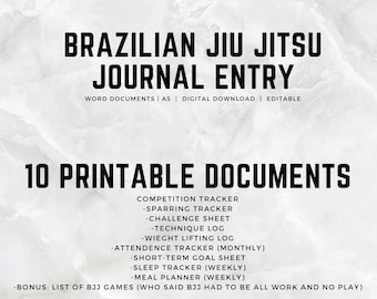 Entrada en el diario de Jiu-Jitsu Brasileño