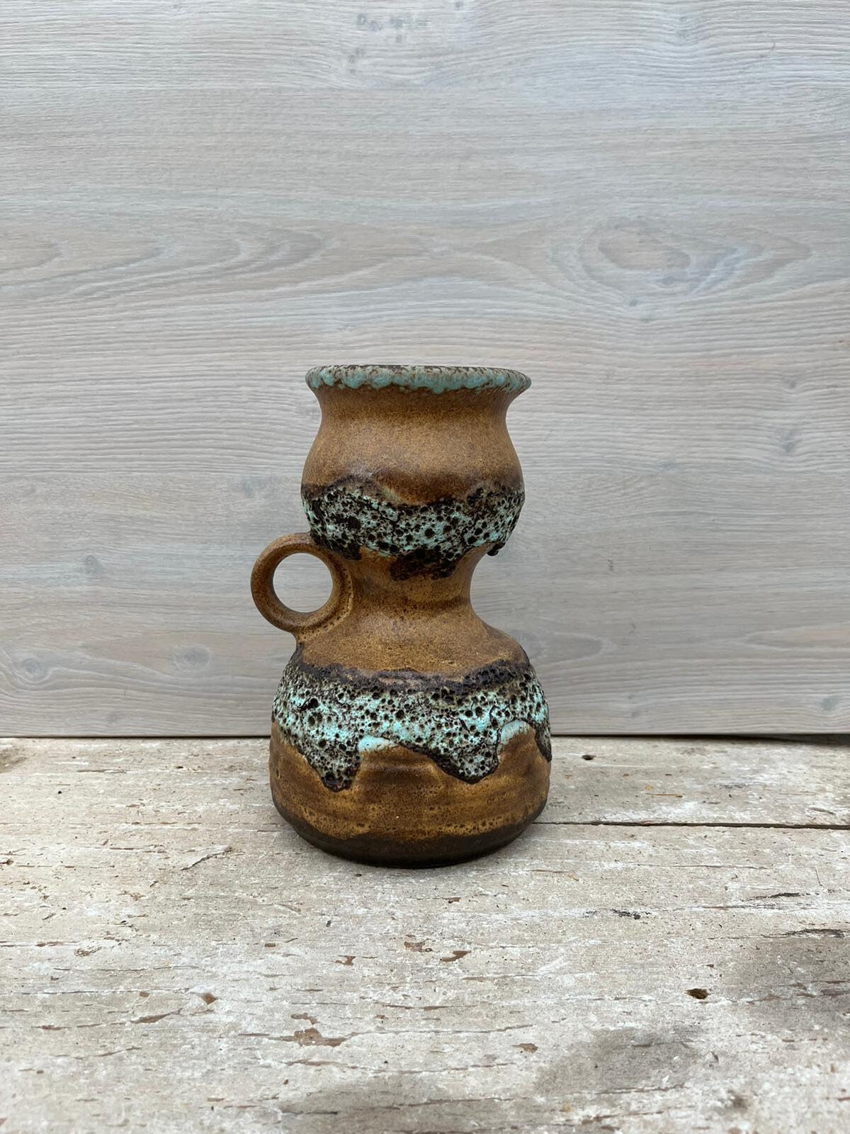 Rare Dümler and Pulp Ceramic Vase FAT LAVA Retro Vintage