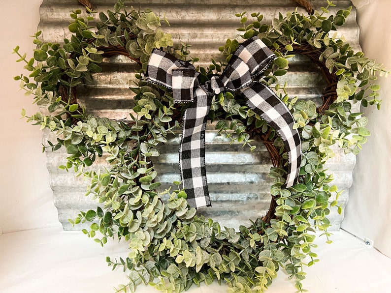 Mickey Mouse Eucalyptus Wreath Etsy