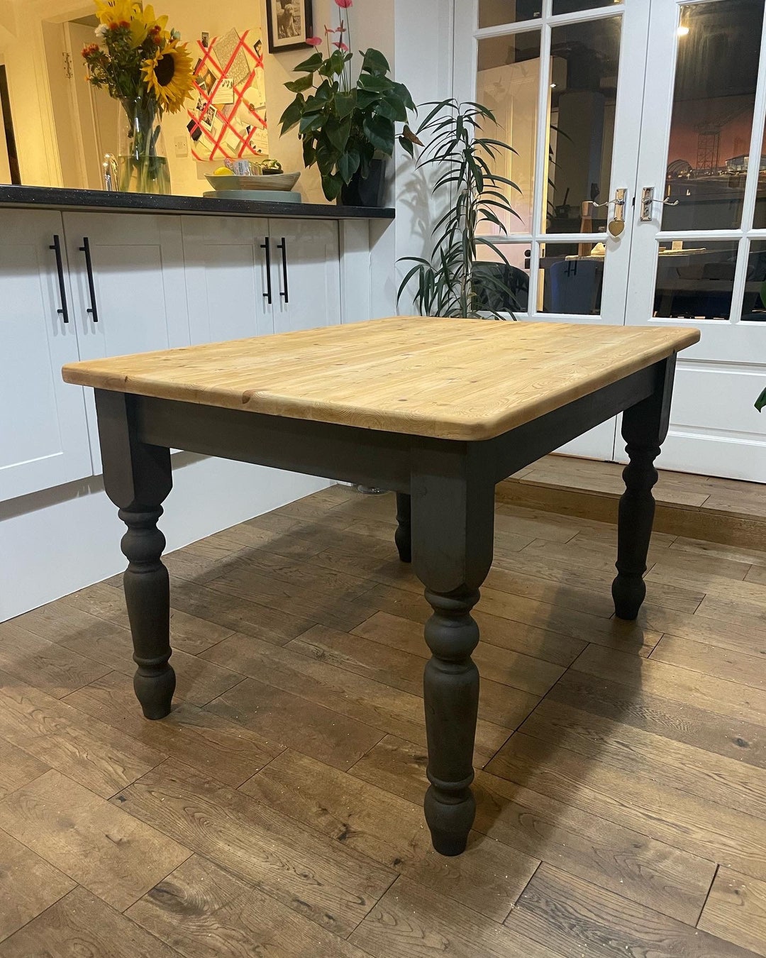 Bespoke Solid Wood Farmhouse Tables Etsy