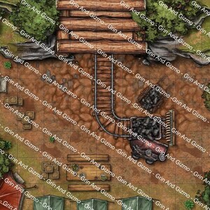 Miner&#39;s Madness Battle Map Set