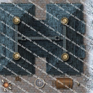 Winter Monastery Battle Map Set