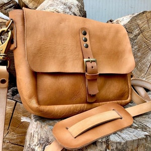 Postal Messenger Bag - Vintage Leather U.S. Mail Bag – Marlondo Leather Co.