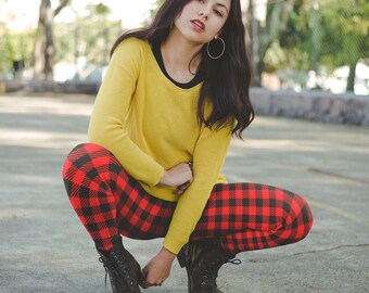Tartan leggings | Etsy Italia