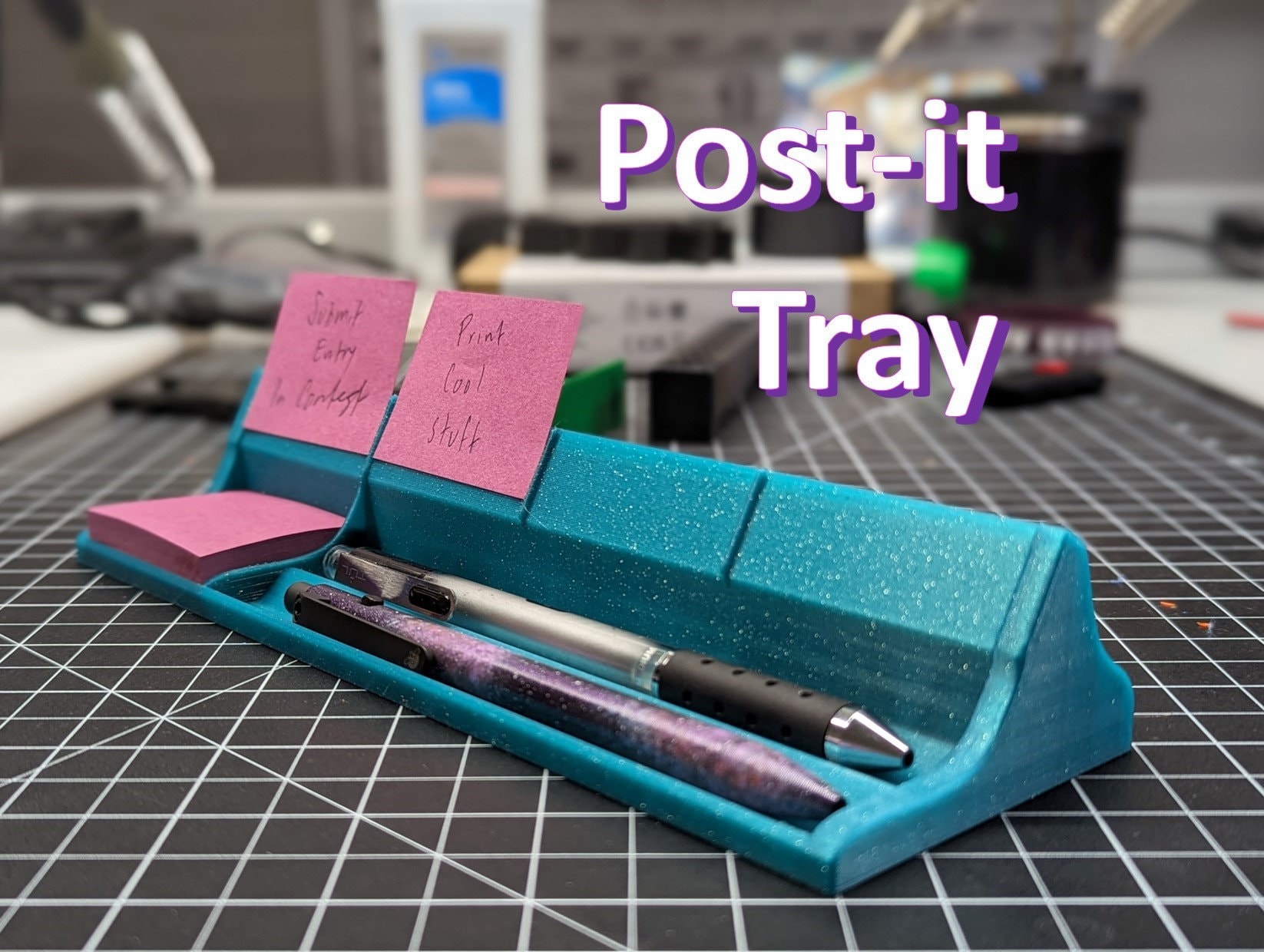 Post-it & Pen Desk Tray