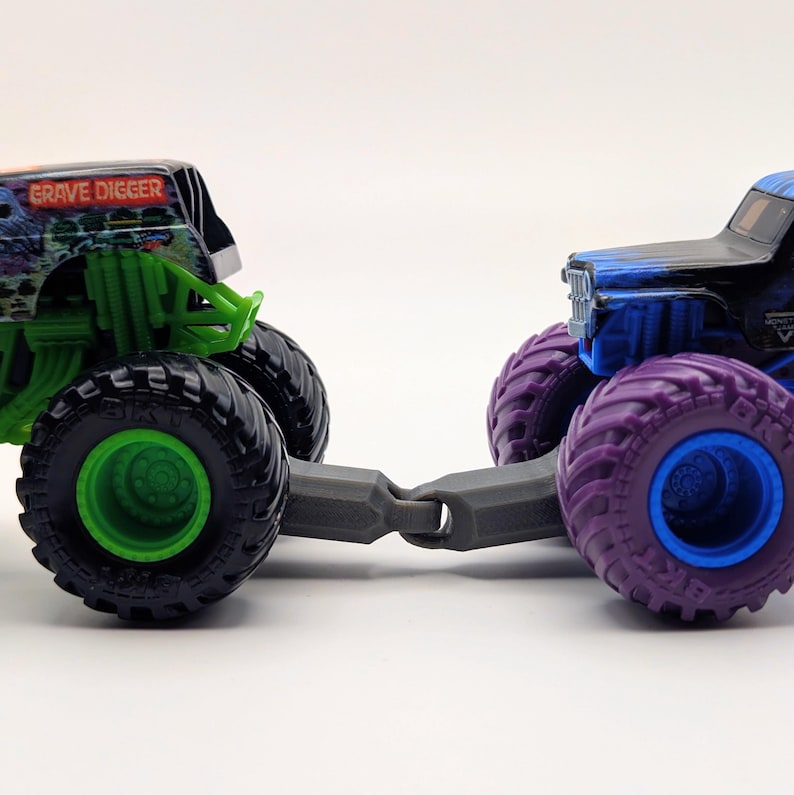 TruckTrain Connectors - Train Adapters for Hot Wheels or Monster Jam Monster Trucks (4 Pack) image 10