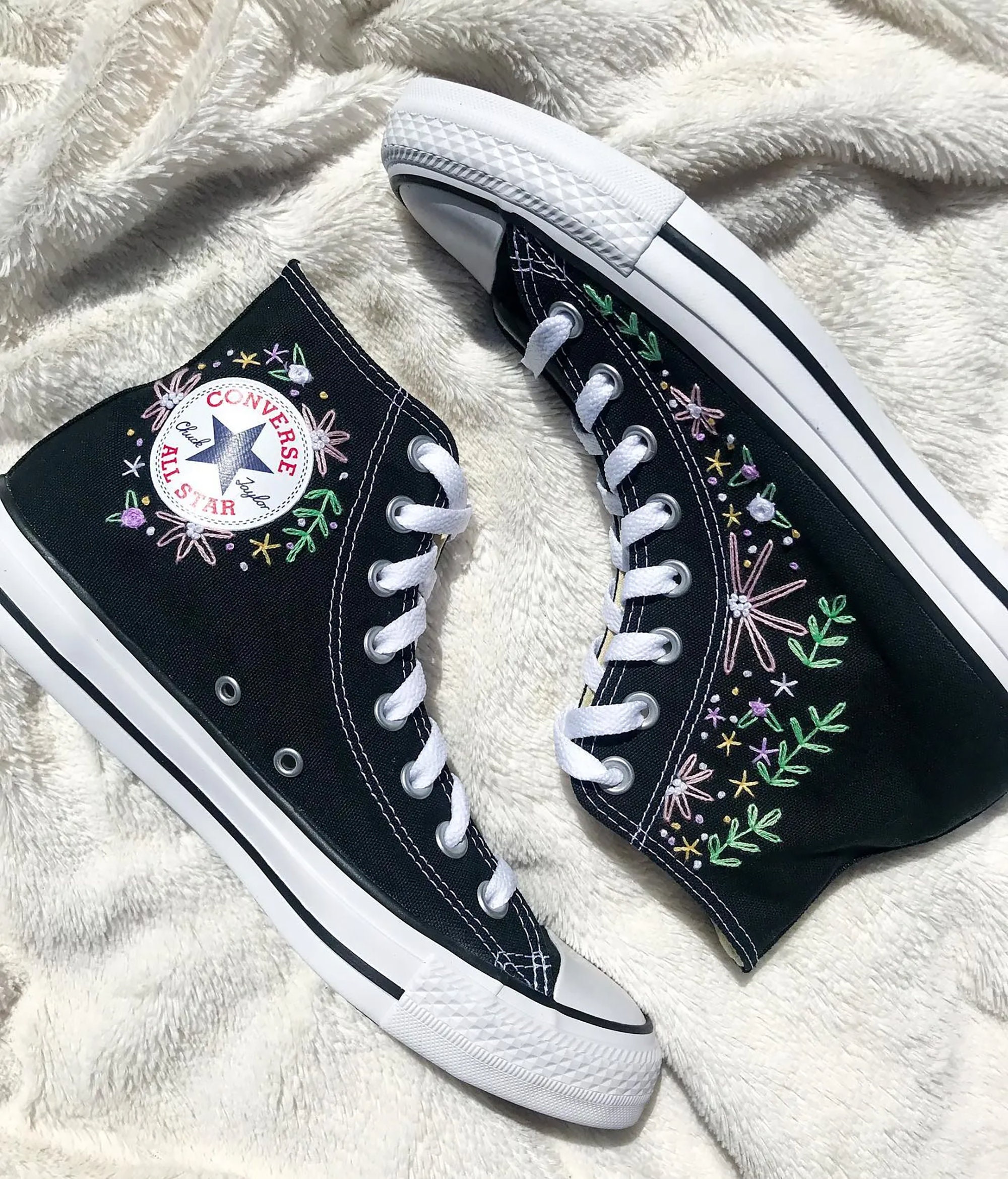 Custom Embroidery Converse Sports Shoes Converse High Top - Etsy UK Custom Embroidery Converse Sports Shoes Converse High Top - Etsy UK