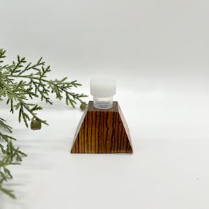 Porta salsas Dinky de madera de cebra