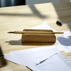 Walnut Pen/Brush Rest