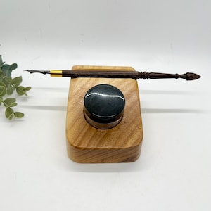 Ashwood Pen Rest and Ink Holder