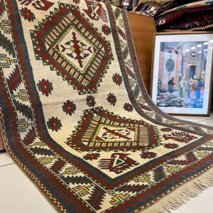 Handmade Turkish Rug, Nomad Rug, Area Rug, Authentic Carpet, Vintage Rug, Antique Rug, Home Decor, Wool Rug, Turkish Rug, Handmade Carpet.