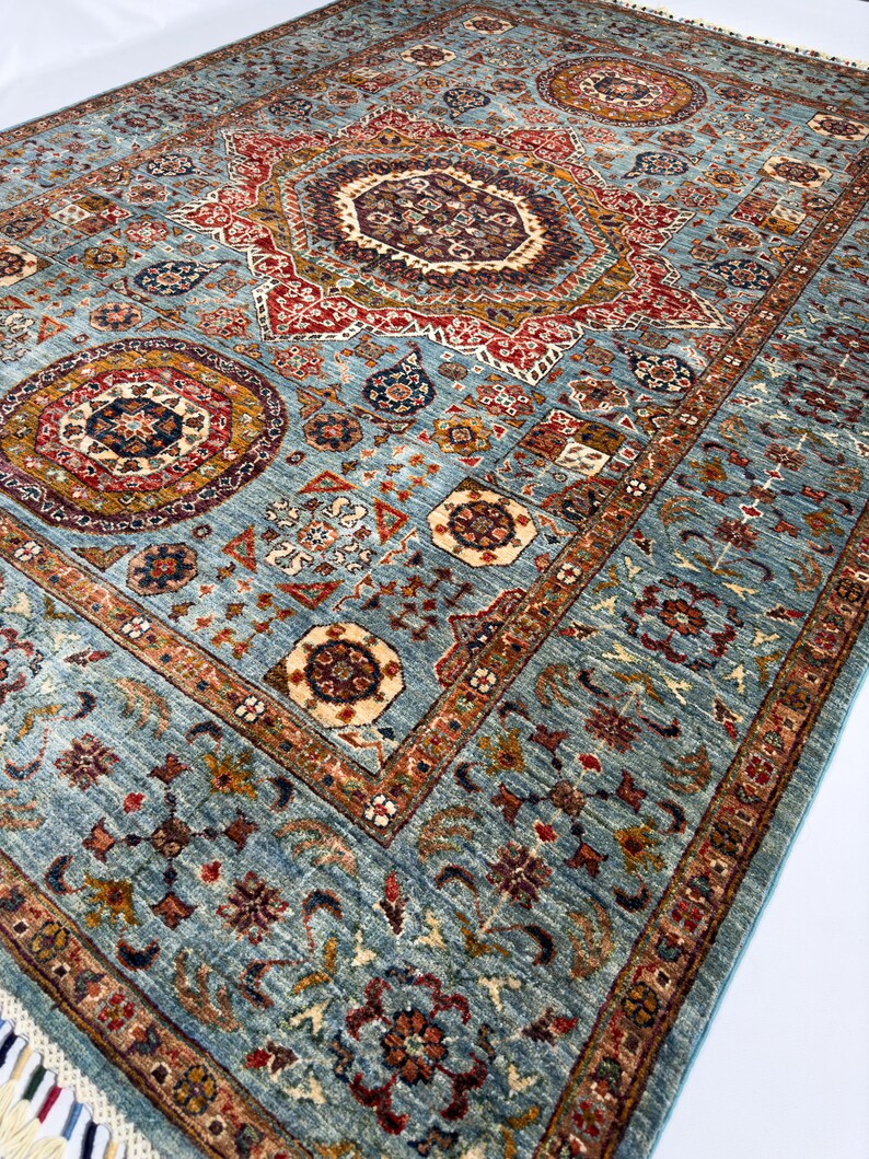 Hand Knotted Mamluk Area Rug Create a Stunning Livingroom Look Gorgeous ...