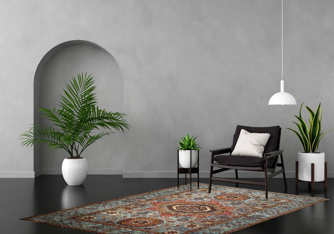 Hand Knotted Mamluk Area Rug Create a Stunning Livingroom Look Gorgeous ...