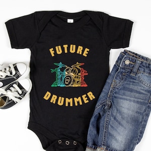 Future Drummer Shirt, Kids Tshirt,New Dad Gift for Hospital,Drummer Dad Fathers Day Gift,Gift for Husband,Gift for Dad,Daddy Birthday Tee