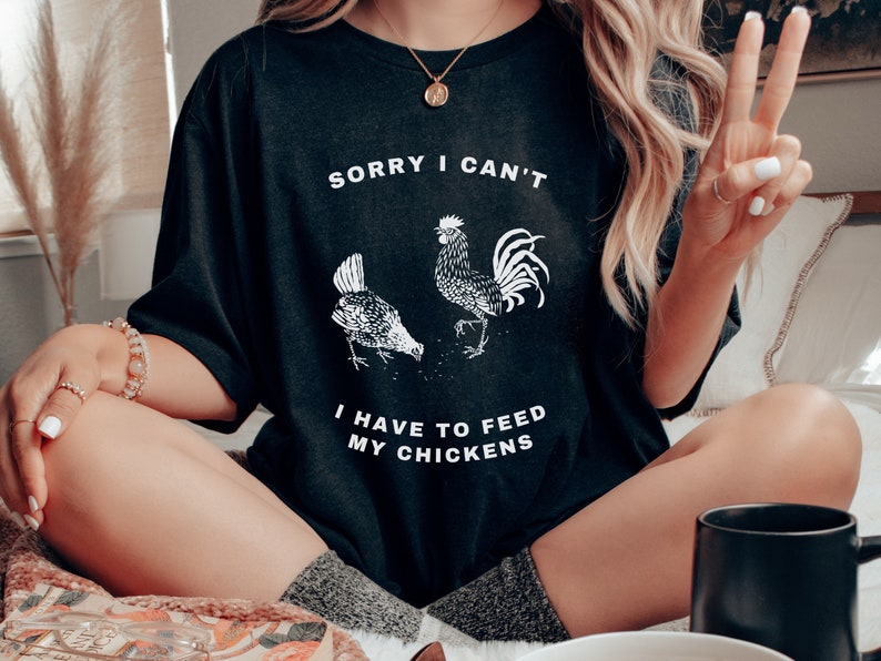 Funny Chicken Design For Men Women Rooster Chicken Lovers T-Shirt