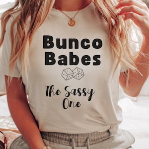 T-shirt Bunco pour le jeu de dés festif Bunco, t-shirts Bunco de groupe assortis amusants pour femmes, t-shirt Bunco Babes, t-shirt Bunco personnalisé pour groupe