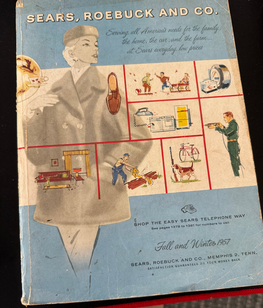 1957 Sears Roebuck and Co. Original Fall/winter Catalog Etsy