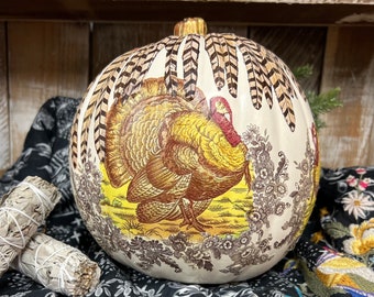 ARTISANAL TURKEY PUMPKIN - "Old World Turkey"