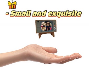 Custom Photo Mini TV Interior Accessories Personalized Car Accessories Wood Mini Photo Frame Grad Gift