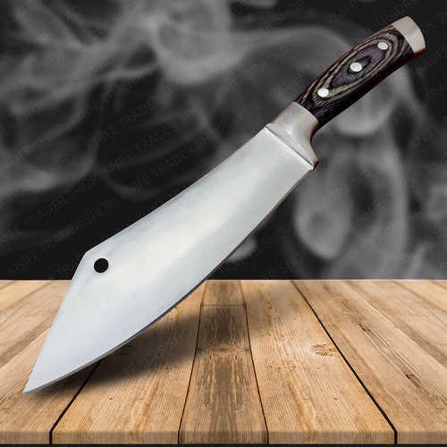 Handmade Chef Knives, shops Kitchen Knife D2 Steel, With Beautiful Leather Sheath, Gift For Her,