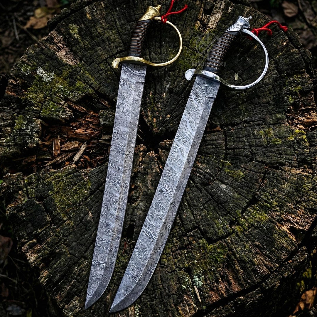 Hand File For Cutlass Hand Forged Damascus Steel Cutlass | Leather Sheath, Custom Handle - Etsy