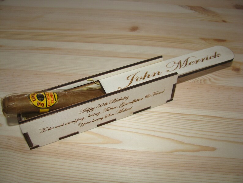 Custom Cigar Boxes Laser Cut and Engraved Etsy