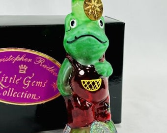 Radko Froggy Child Starlight Gem Frog Christmas Light Cover Ornament 0014320