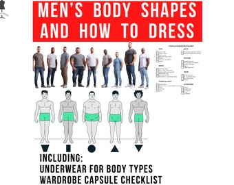 Men's Body Shape Guide: Wardrobe Capsule Checklist (PDF)