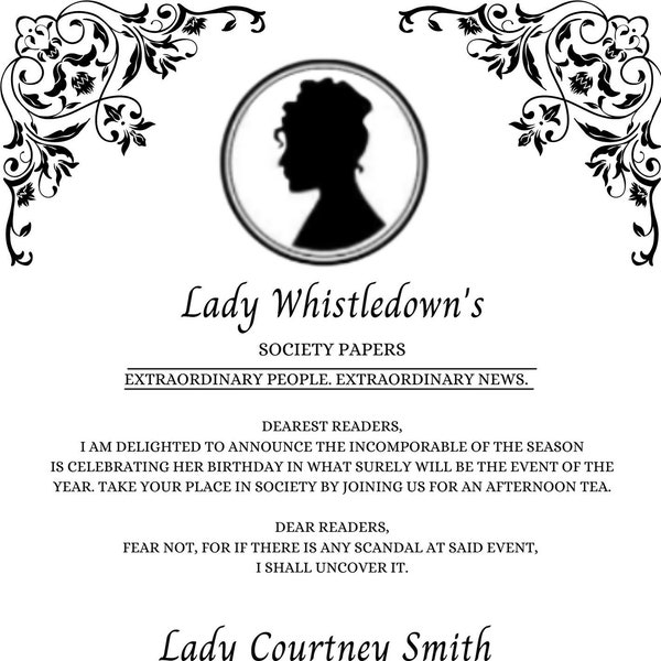 Lady Whistledown Invite Template Etsy Lady Whistledown Invite Template Etsy