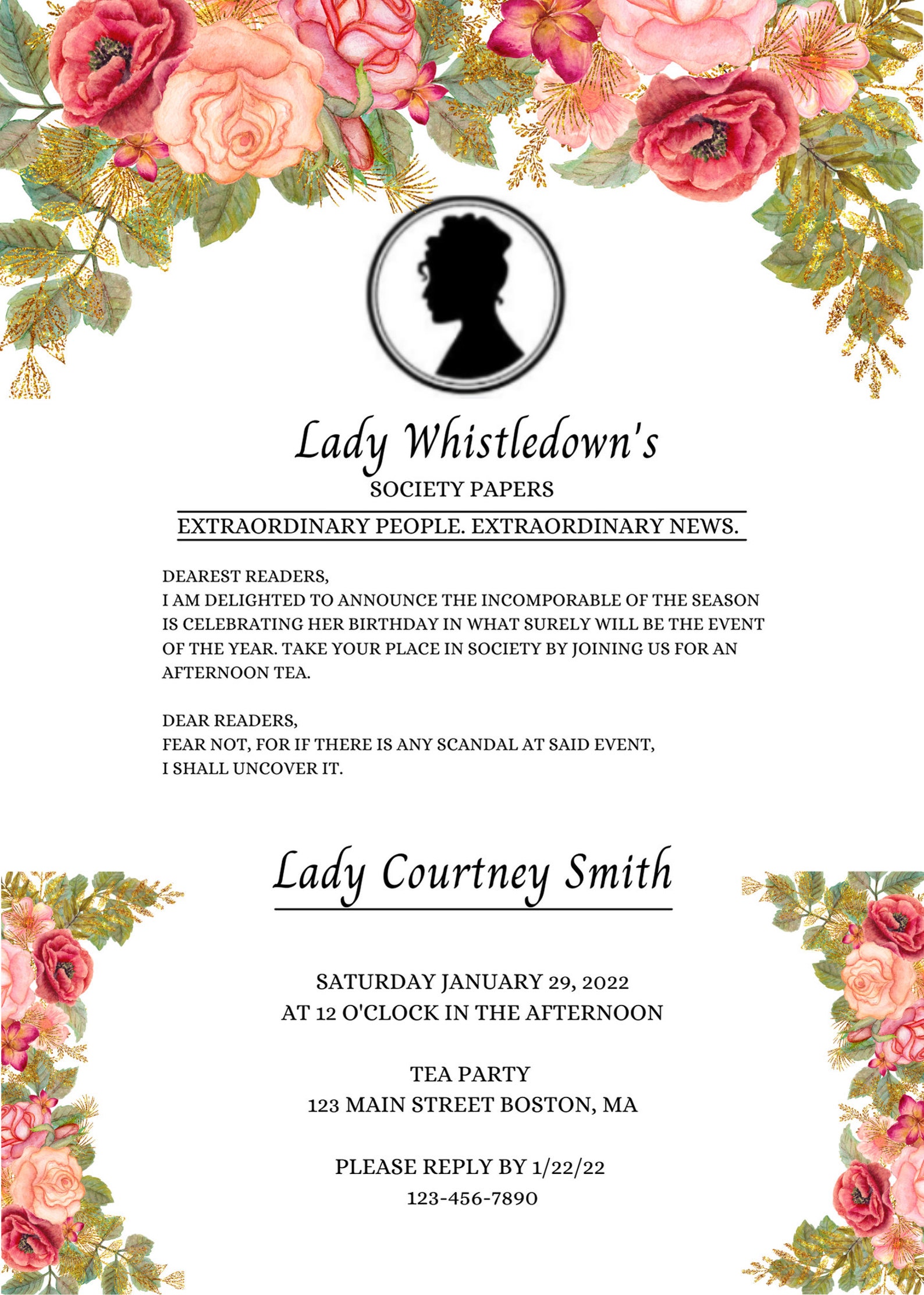 Bridgerton Theme Bridgerton Invitation Birthday Invitation Etsy Denmark Bridgerton Theme Bridgerton Invitation Birthday Invitation Etsy Denmark