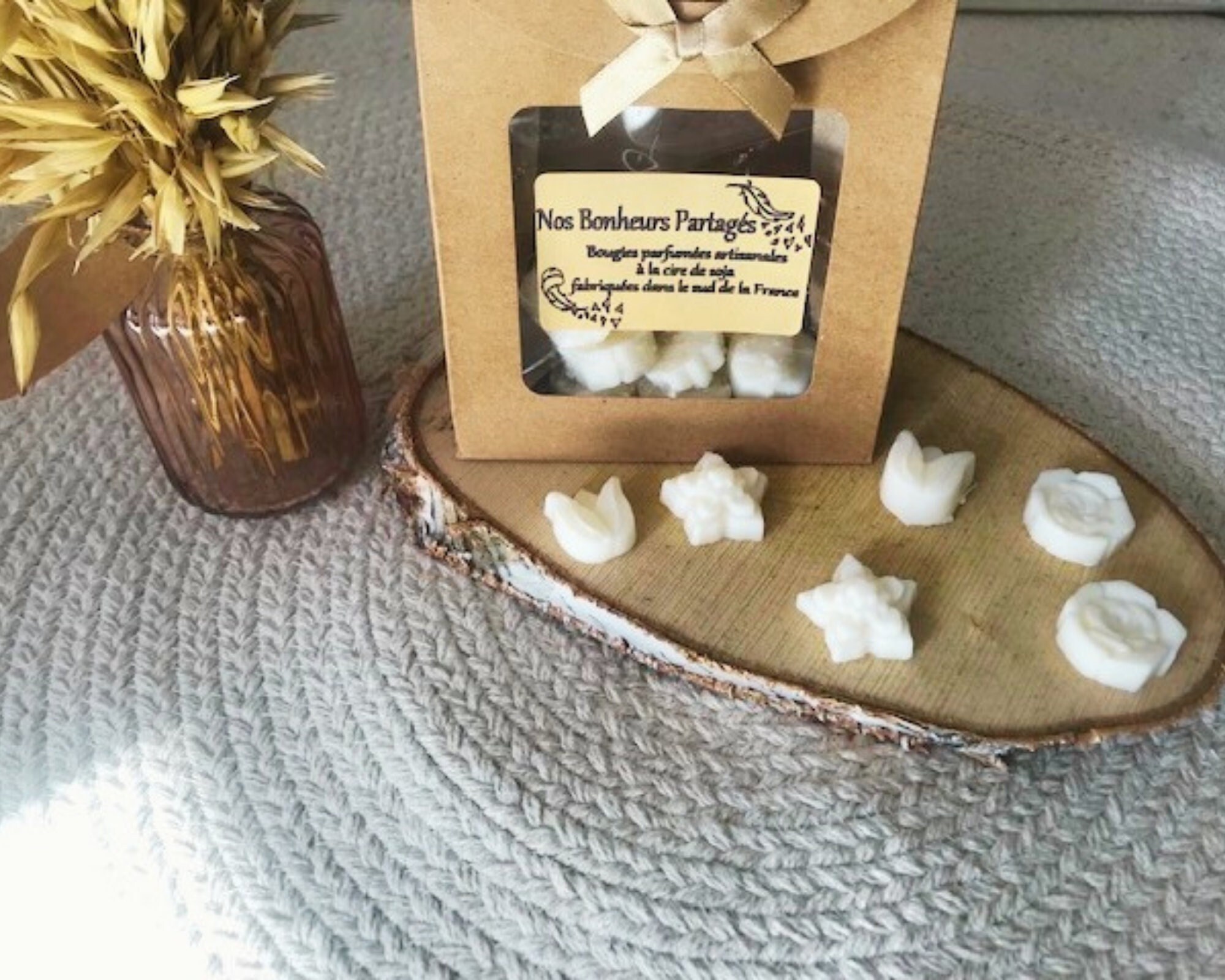 Fondants/Tartelettes Parfumées Baby Love Nos Bonheurs Partagés Musqué Florale Poudré Cire de Soja