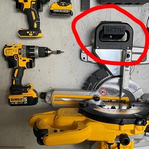 Wall Mount for Dewalt Miter Saw - Space-Saving Solution