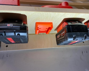 Solución de almacenamiento seguro para baterías Milwaukee M18